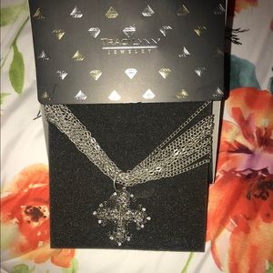 Traci Lynn Cross Necklace - Brand New
